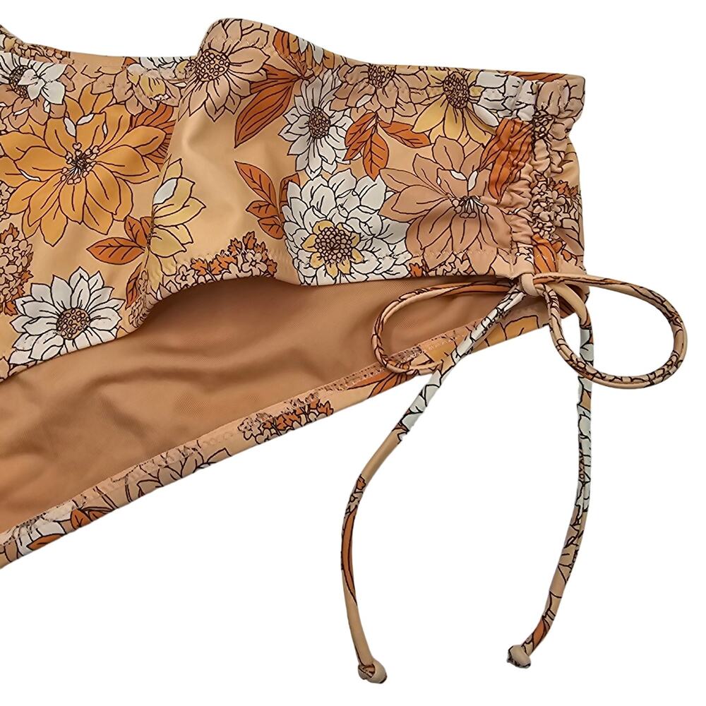 J, Crew Womans size XXL Hipster Curved Cheeky Bikini Bottom Zinna Floral NEW - Picture 2 of 8